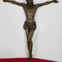 مجسمه برنز دیوارکوب مسیح برنزی