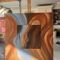 تابلو رنگ روغن سایز ۸۰x۸۰