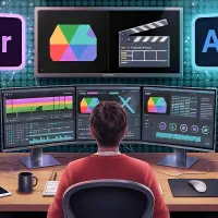 ادیتور و تدوینگر و تصویر بردار هستم