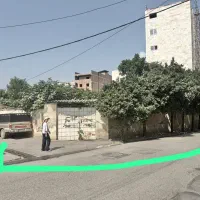 ۳۹۸ متر زمین مسکونی دو نبش با پروانه ساخت