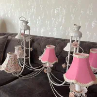 لوستر سه شاخه فلزی