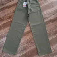 شلوار جین نیم بگ گرم بالا