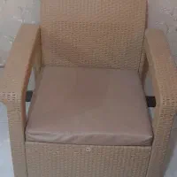 مبل 4 نفره مدل حصیری در حد نو