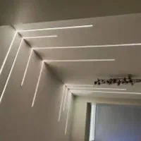 برقکاری، لاین نوری،نور پردازی نمای ساختمان|خدمات پیشه و مهارت|صحنه, |دیوار