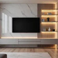 طراحی و ساخت تی‌وی وال/کافی بار
