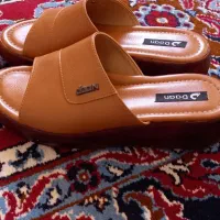 دمپایی صندل طبی راحتی کفش نو ۲ جفت چرم طبیعی شیک