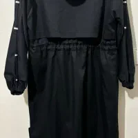 بارانی بلند مشکی شیک|لباس|ملایر, |دیوار