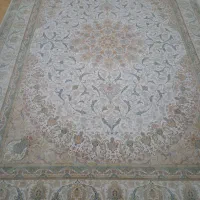 ۲عدد فرش ۹ متری ۱۲۰۰ شانه ابریشم دستباف گونه|فرش|میاندوآب, |دیوار