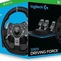 فرمان بازی لاجتیک مدل G920 + دنده + استند فرمان|کنسول، بازی ویدئویی و آنلاین|کرمانشاه, |دیوار