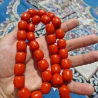 تسبیح سندلوس کهنه مرجانی