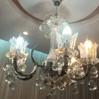 لوستر کریستال 6شاخه آلمانی|لوستر و چراغ آویز|تهران, ارامنه|دیوار