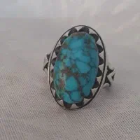 انگشترفیروزه کارکرده