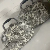 چمدان وسایل عروس و داماد مسافرتی|کیف، کفش، کمربند|بومهن, |دیوار