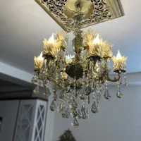 یک عدد لوستر برنز|لوستر و چراغ آویز|الوند, |دیوار