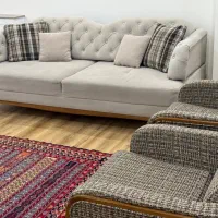 مبلمان نیم ست|مبلمان خانگی و میز عسلی|بجنورد, |دیوار