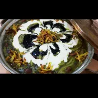 آش دلمه کیک ودسر سالاد