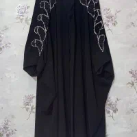 عبای کرپ با سنگدوزی