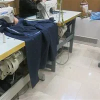 خیاط بیرون بر شلوار زنانه پارچه ای