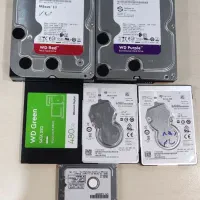 هارد کامپیوتر ۱ و ۲ ترا ssd وسترن و دوربین لپتاپ