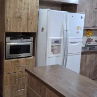 کابینت MDF کامل باهود وسینک دوقلو