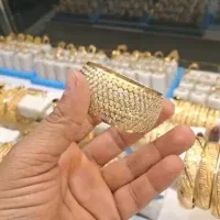 تک پوش زنانه پهن با تراش طلای سفید|جواهرات|اهواز, بهارستان|دیوار