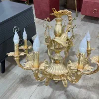 چهار عدد لوستر دو عدد هشت شاخه دو عدد شش شاخه|لوستر و چراغ آویز|بیرجند, |دیوار