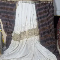 پرده سالن وخوب|پرده، رانر، رومیزی|قم, شهرک فاطمیه|دیوار