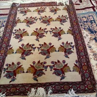 دوعددفرش‌دستبافت‌ بانخ وبافت عالی