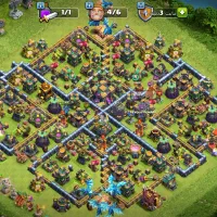 بازی کلش لول 200