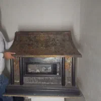 بخاری طرح شومینه|بخاری، هیتر، شومینه|تبریز, |دیوار