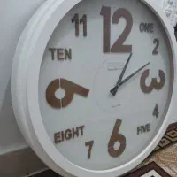 ساعت زیبای سفید|ساعت دیواری و تزئینی|ابهر, |دیوار