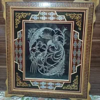 تابلو مس قلم زنی و خاتم کاری هنر دست|صنایع دستی و سایر لوازم تزئینی|نجفآباد, ویلاشهر|دیوار