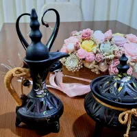 مجسمه کریستال قو و ظروف دکوری و دکوراتیو و شمعدان|مجسمه، تندیس، ماکت|تهران, دهم فروردین|دیوار
