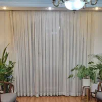 پرده با چوب ریلی اتومات