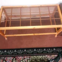 میز وسط و سه عدد گل میز چوب روس|مبلمان خانگی و میز عسلی|شیراز, آزادگان|دیوار