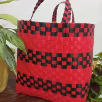 سبد دست بافت|لوازم خیاطی و بافتنی|تیکمه داش, |دیوار