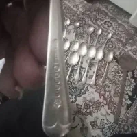قاشق های روکش نقره و انگشتر نقره