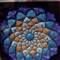 بشقاب های مسی میناکاری با جعبه|صنایع دستی و سایر لوازم تزئینی|تهران, فردوس|دیوار