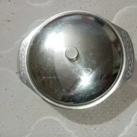 کاسه و ماهیتابه استیل قدیمی|کلکسیون اشیاء عتیقه|اراک, |دیوار