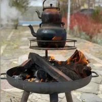 آتشدان . آتشگاه . فایرپیت.  هیزمی