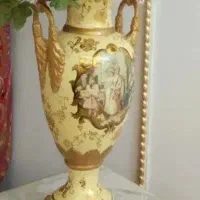 گلدان وارداتی کنارسالنی ۵۰ سانتی تپل