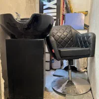 صندلی و سرشور آرایشگاه مردانه