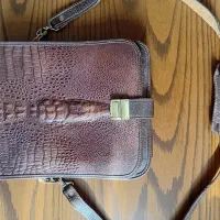 کیف چرم گردن گاو نو آکبند کروکودیل