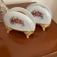 جا دستمالی رو میزی و قندان