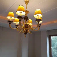دو عدد لوستر و یک عدد دیوار کوب|لوستر و چراغ آویز|تهران, مهران (سیدخندان)|دیوار