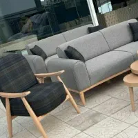 مبل دسته تک نفره چوب مینیمال|مبلمان خانگی و میز عسلی|تهران, شهید رجایی|دیوار