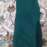 بلوز بافت کلاه دار سبز یشمی|لباس|ماهیدشت, |دیوار