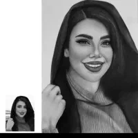 طراحی نقاشی سیاه قلم