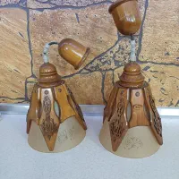 لوستر چوبی تک کاره|لوستر و چراغ آویز|شاهدشهر, |دیوار