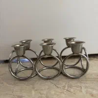 جا شمعی نقره ای